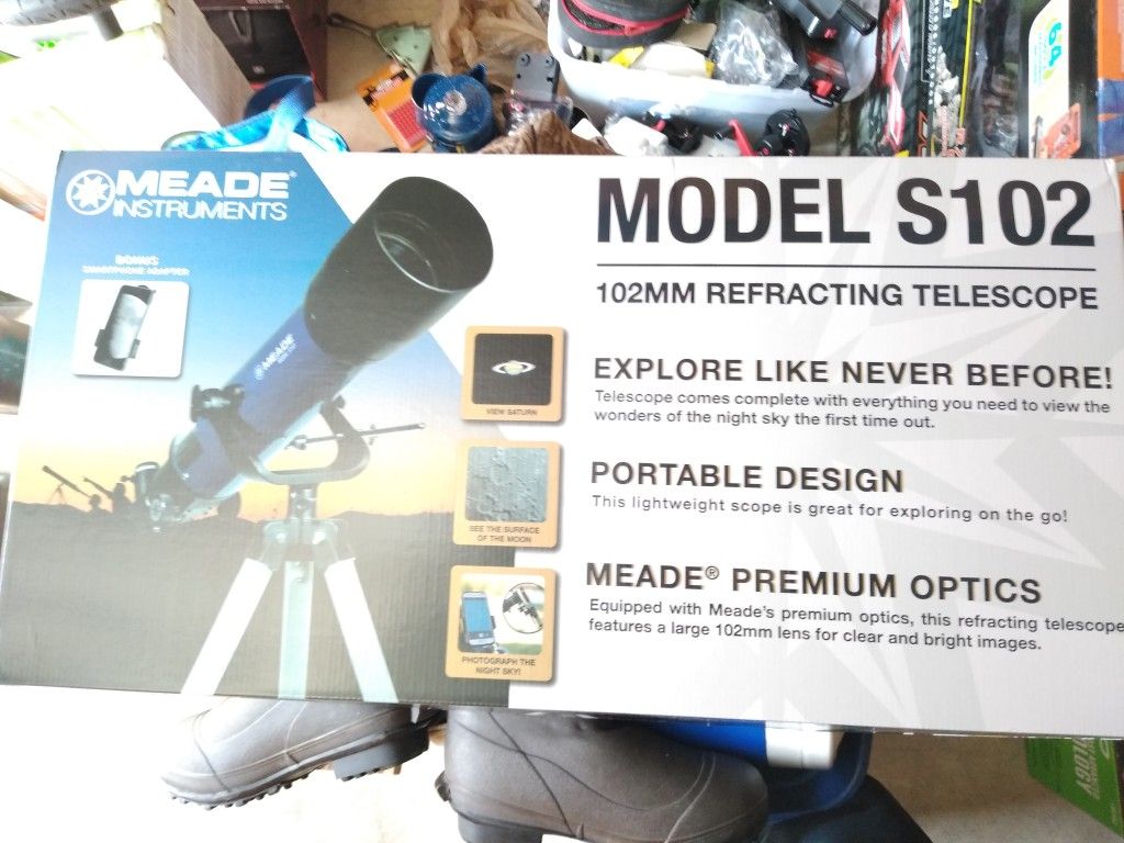 Meade refracting telescope model S102