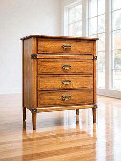 Free Delivery - Mid-Century Modern Wooden 4-Drawer Chest
