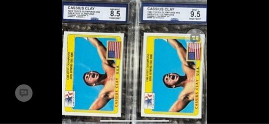Muhammad Ali Cassius Clay graded slab s $30 each