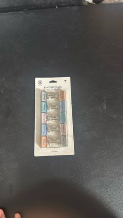 U Brands Task On Hand Binder Clips 10 Count