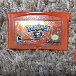 Pokemon Fire Red Authentic