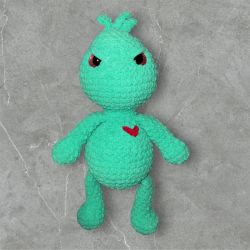 Grinch Crocheted Plushie