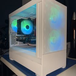 Custom Built White Gaming PC