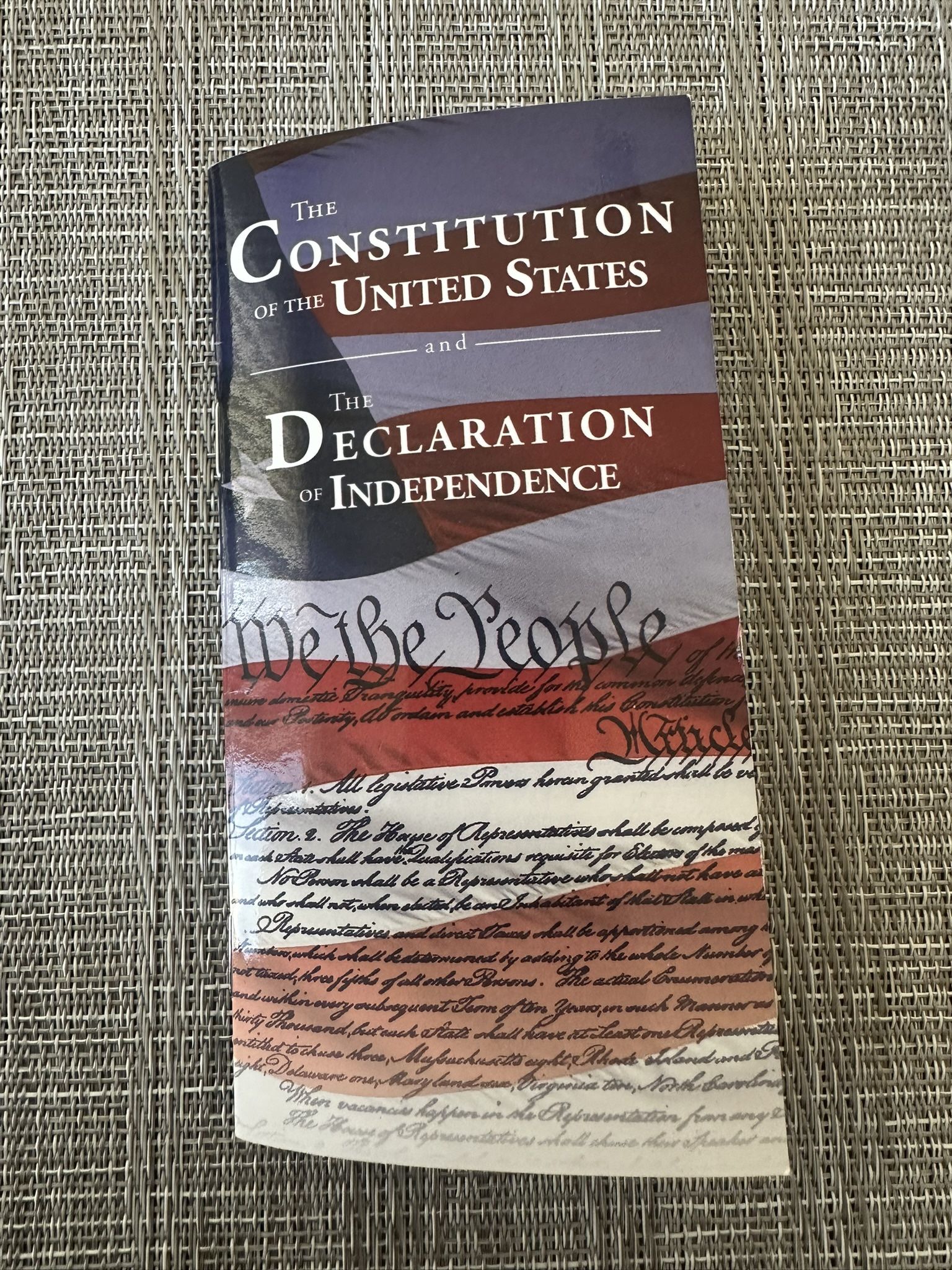 The constitution of the united states and the declaration of independence book