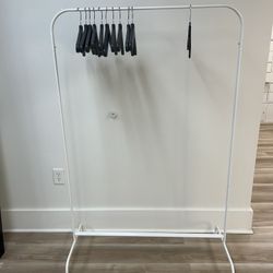 Clothing Rack With Hangars