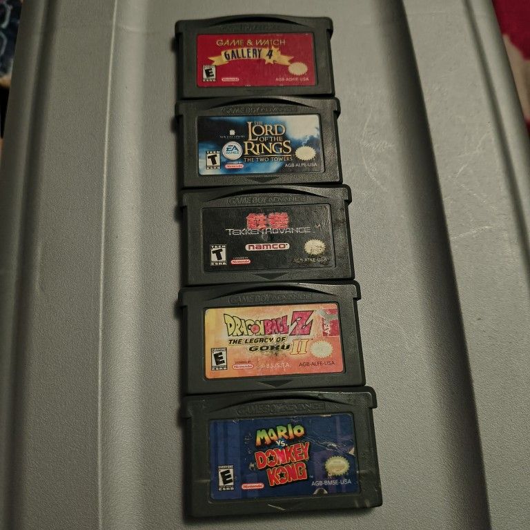 Nintendo Gameboy Advance Games
