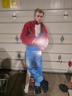 Vintage James Dean Life-Size Cardboard Stand-Up Display