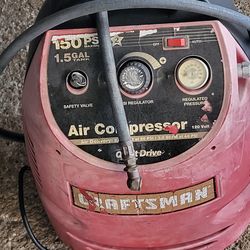 Craftsmen air compressor 150PSI, 1.5GAL TANK