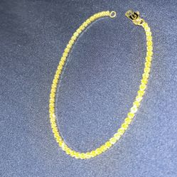 $80 Tennis Bracelet 18k Gold Plated 