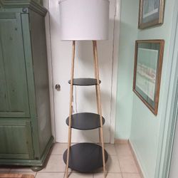 Floor Lamp/ Shelfs
