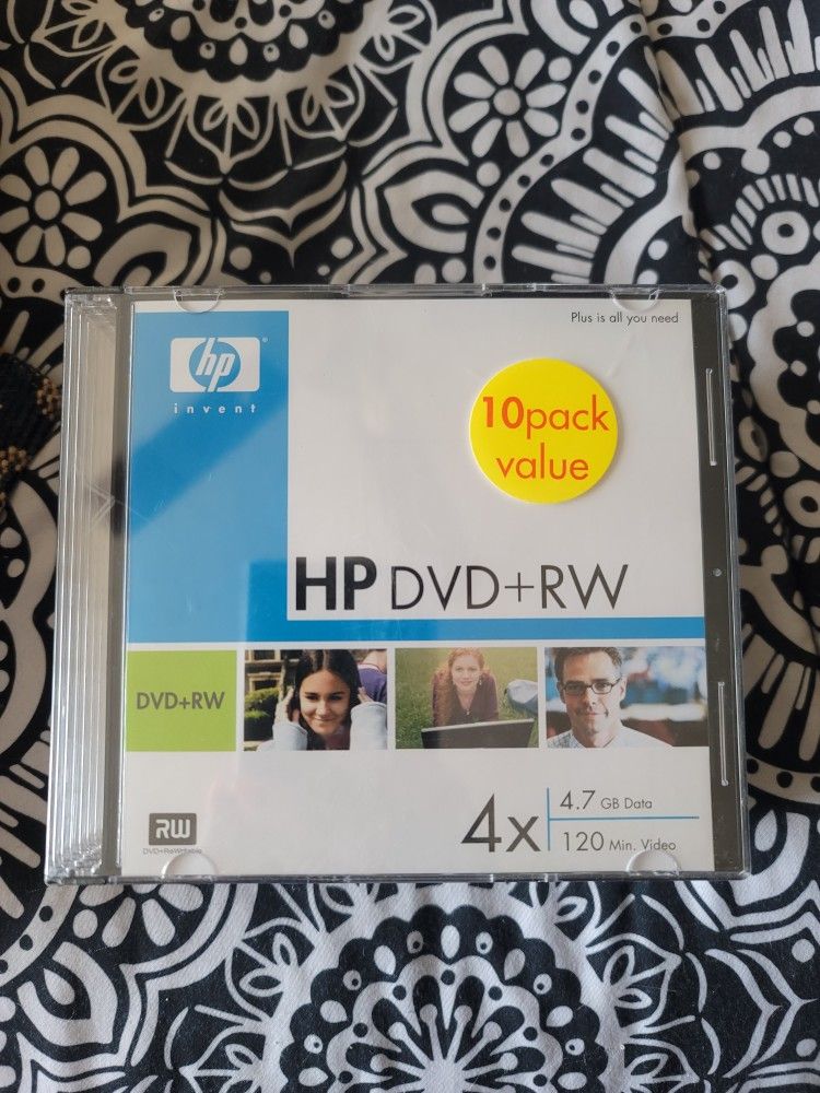 HP DVD+RW disks