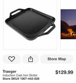 Traeger Induction Cast Iron Skillet