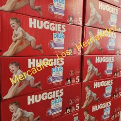 Huggies Size 5 Little Movers 156 Pañales Diapers❗️Nuevos Firm Price