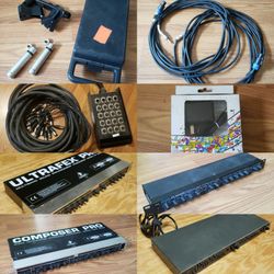 Various music / PA / pro-audio / studio recording equipment