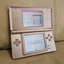 Nintendo DS Lite Video Game Console - Metallic Rose System Only