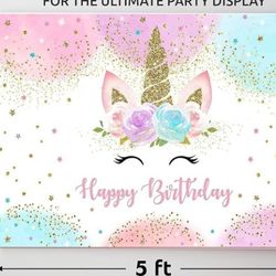 Unicorn Birthday Decorations 