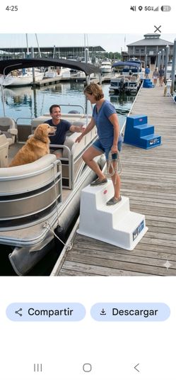 Plastic Dock Step Stool for Boats