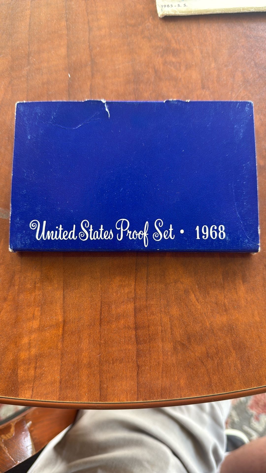 United States proof at 1968 with certificate of authenticity