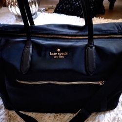 Kate Spade Weekender Black Travel Duffel Bag