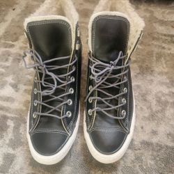 Mens Leather Converse Sz 11