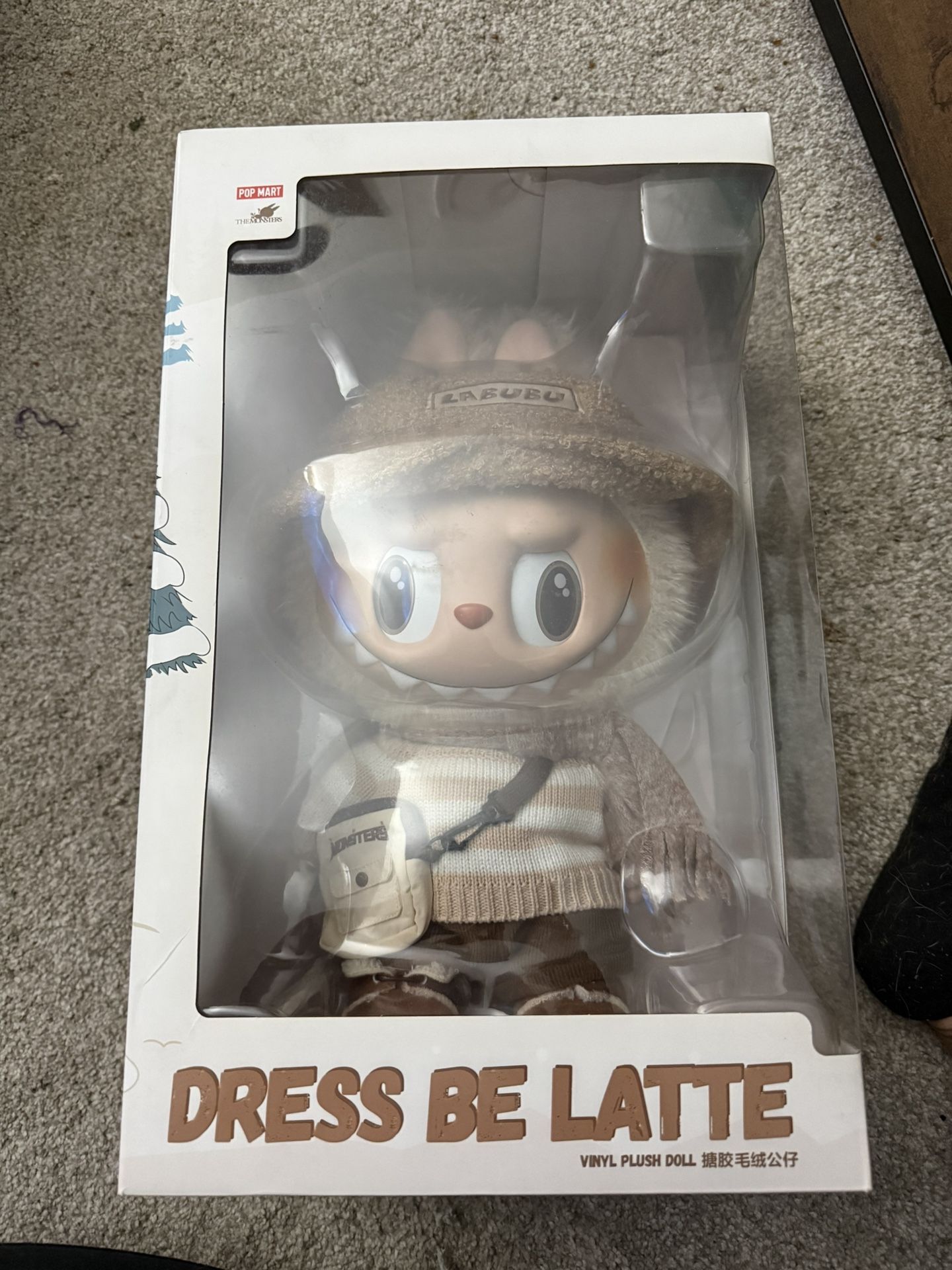 Pop Mart Dress Be Latte Labubu Large