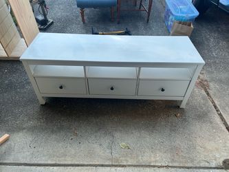 White IKEA console