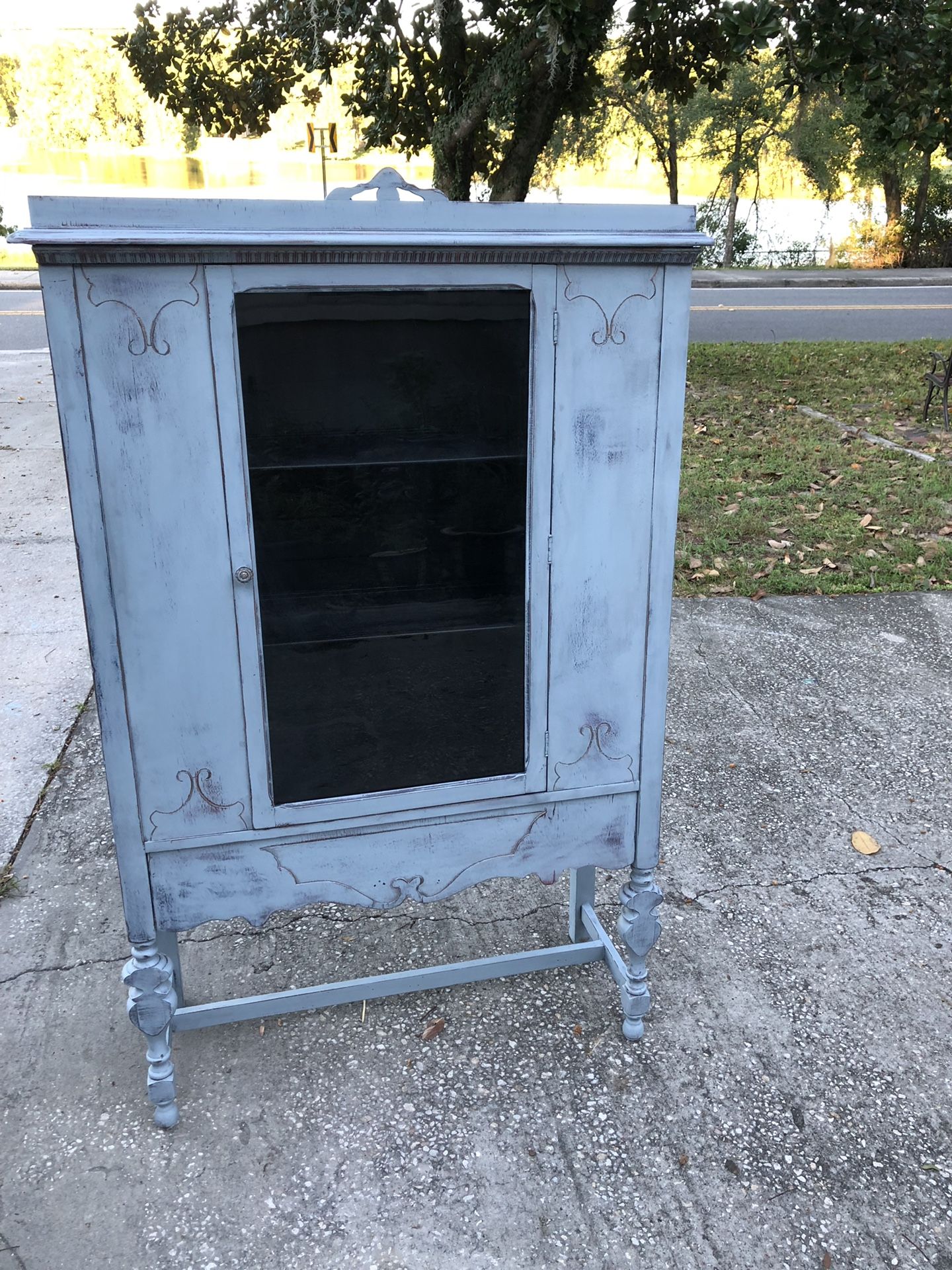 No Knee McGee: Antique, Distressed, Farmhouse-Style Pantry, Cabinet, Chest, or Dresser