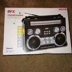 Ofx 3 Band  Bluetooth Radio /Emergency Light