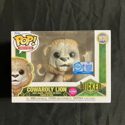 Cowardly Lion Flocked Funko Pop! Wicked 1930 NEW in Stock