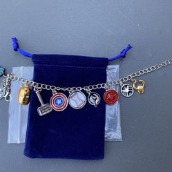 Superheroes Bracelet With Charms 