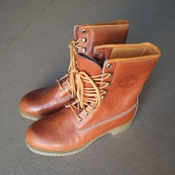 Boots Timberland Men's US Size 7 Brown Leather 
