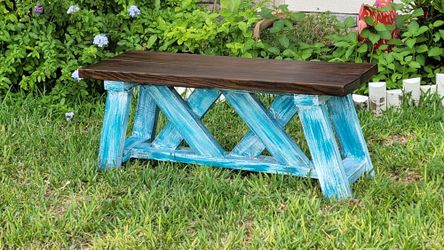 Rustic double x Benches - Made To Order