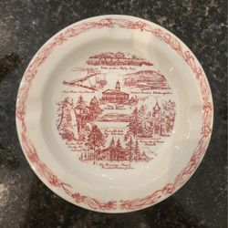 Vintage Ceramic Souvenir Ashtray by Vernon Kilns