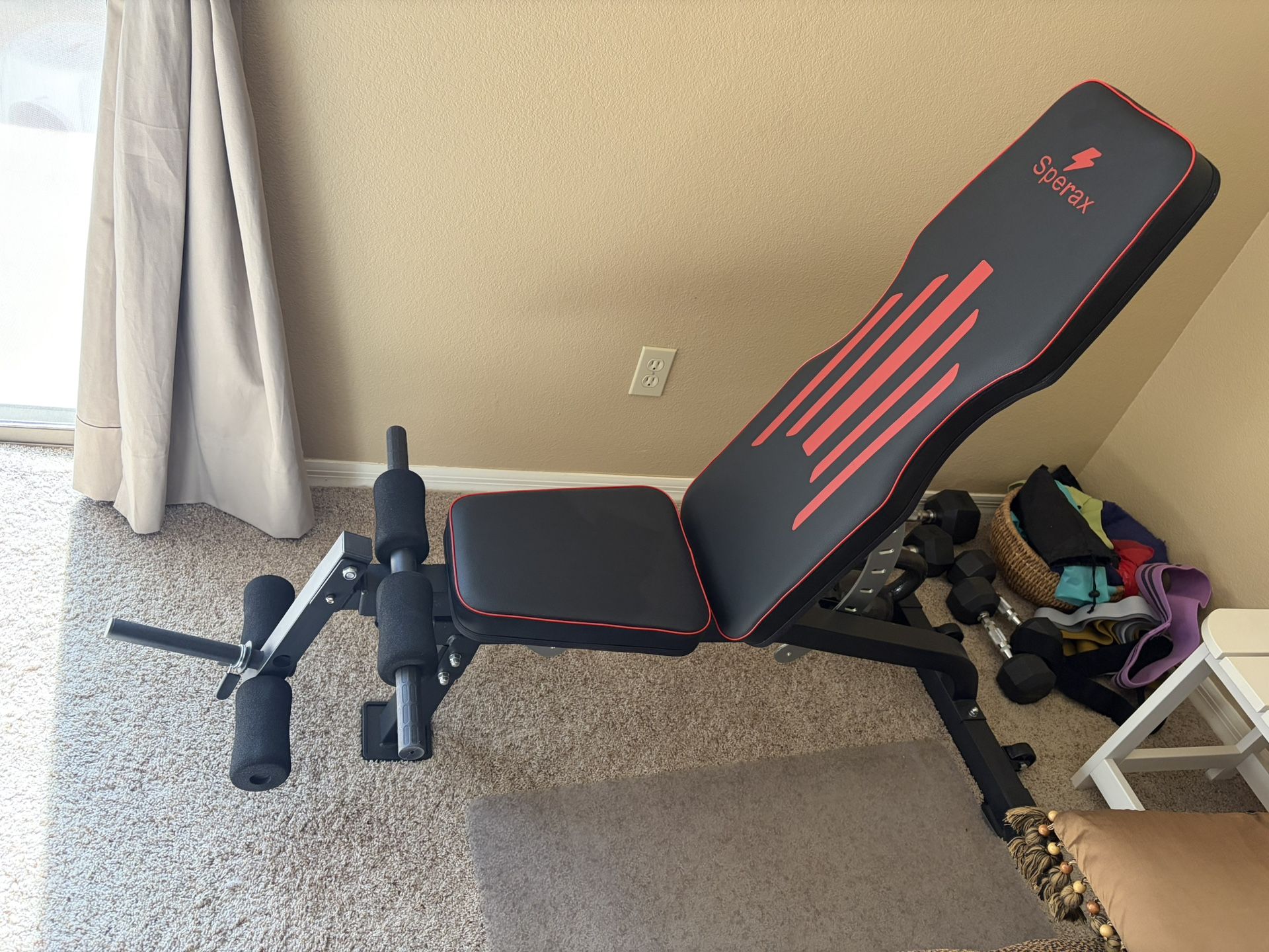 Exercise Bench, New Assembled, $49
