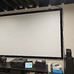 Jamo Sp3akers 5.1 120 Inch Home Theater Full Setup With Surround Sound