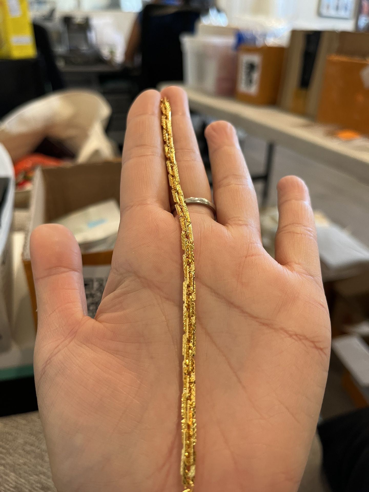 18k gold-plated bracelet