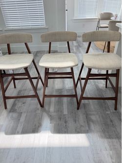 Set of 3 Countertop barstools
