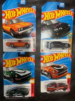 Hot Wheels - Nissan 4 car lot