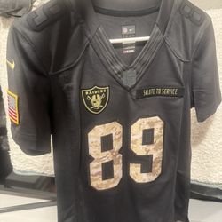 Small Raiders Jersey Women’s - Salute To Service