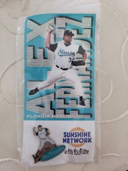 Marlins Souvenir Alex Fernendez Pin