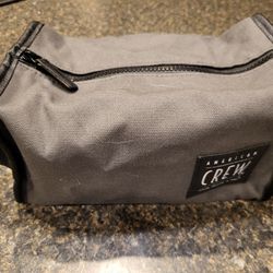 Purse American Crew gray zipper bag 