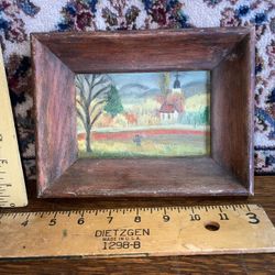 Vintage Framed Painting 