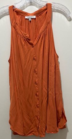 Rose & Olive orange sleeveless top size XL