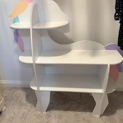 Kids bookshelf Unicorn