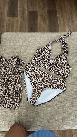 Cheetah bikini set size XL