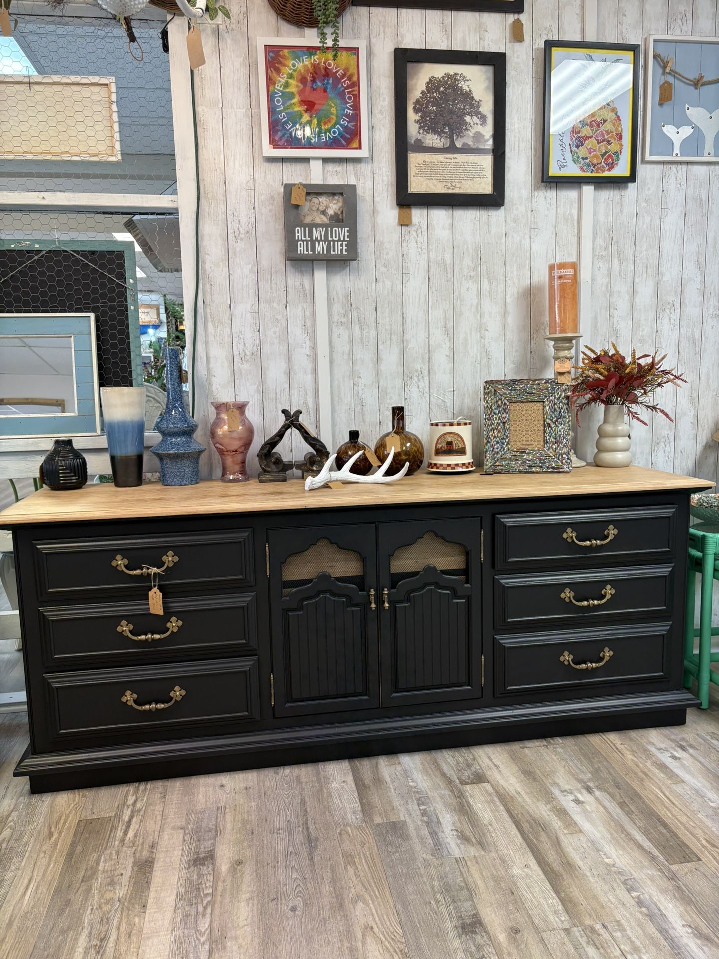 Rustic Buffet /console available at Do Over Decor in Jensen Beach 