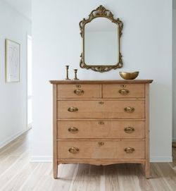 Vintage Solid Wood Dresser/ Chest of Drawers