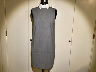 NWT Theory dress with removable collar and button up back closure, NWT