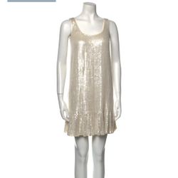 dvf white sequin dress Diane von Furstenberg White Sequin Long Wrap Dress, Black Tie at 1stDibs