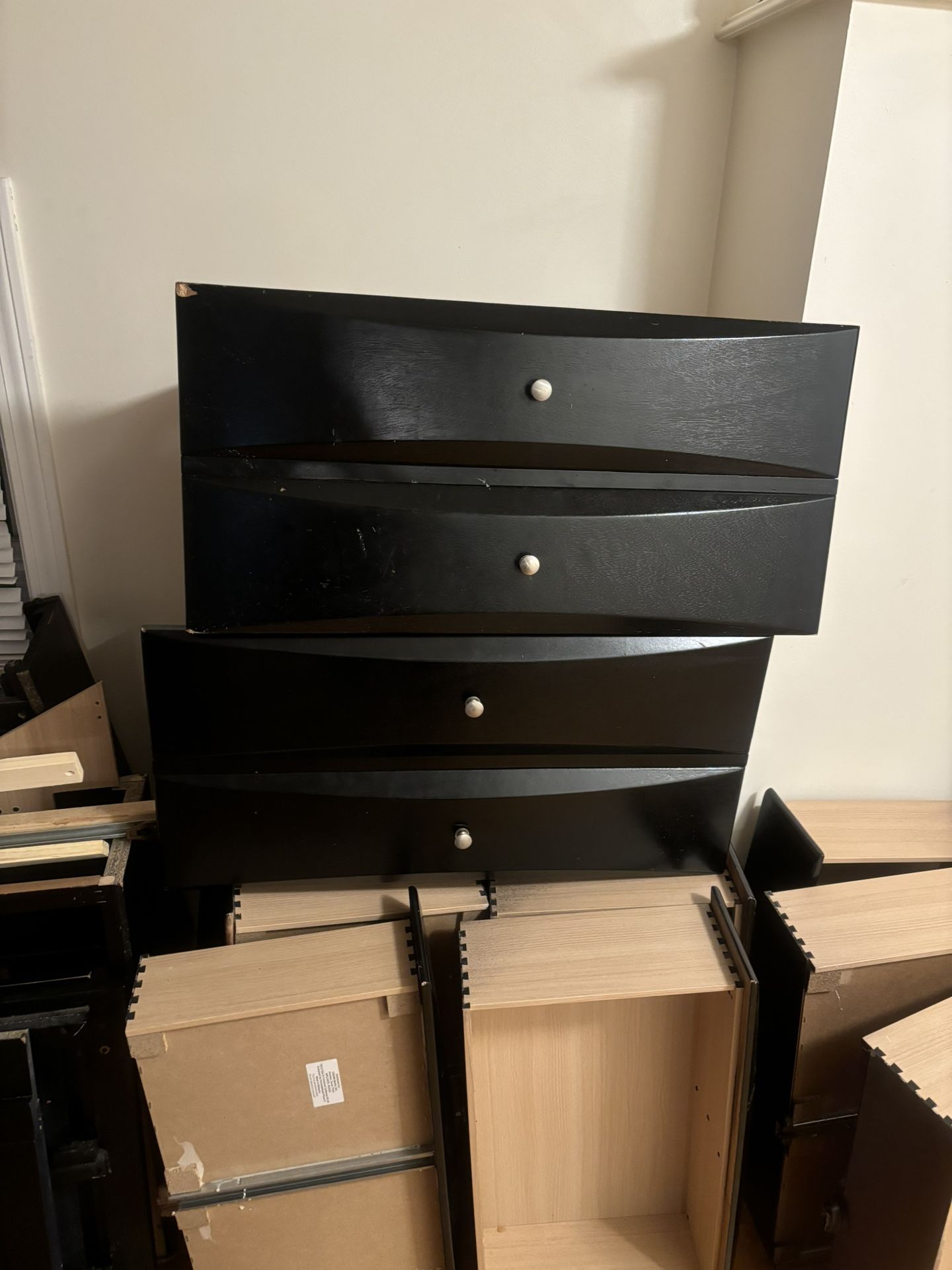 Black King Size Platform Bed